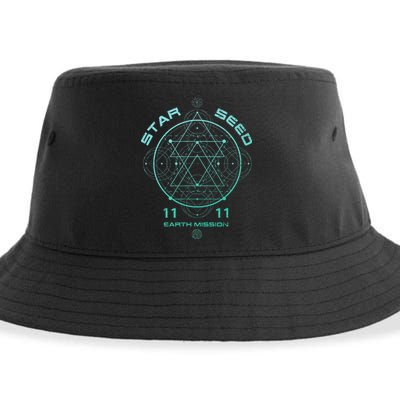 Starseed Sacred Geometry Sustainable Bucket Hat