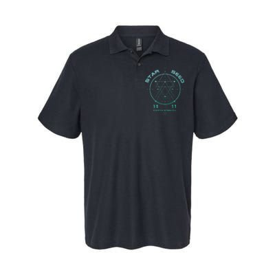 Starseed Sacred Geometry Softstyle Adult Sport Polo