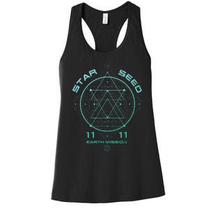 Starseed Sacred Geometry Women's Racerback Tank