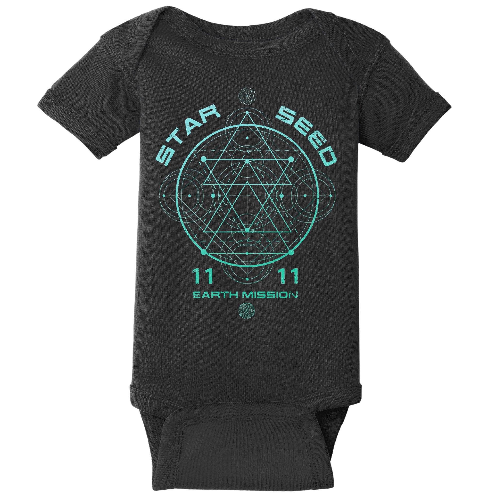 Starseed Sacred Geometry Baby Bodysuit