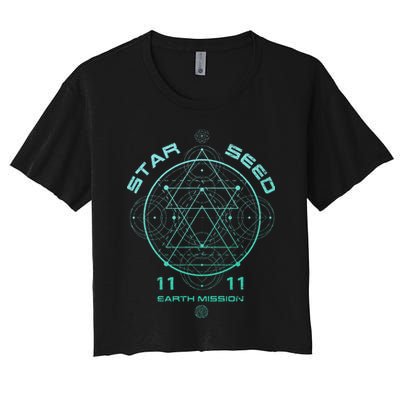Starseed Sacred Geometry Crop Top
