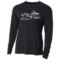 Snowmobile Snowmobile Gift Cooling Performance Long Sleeve Crew