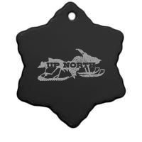 Snowmobile Snowmobile Gift Ceramic Star Ornament