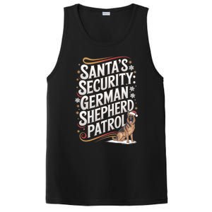 SantaS Security Ger Shepherd Christmas Dog Mom Funny Gift PosiCharge Competitor Tank