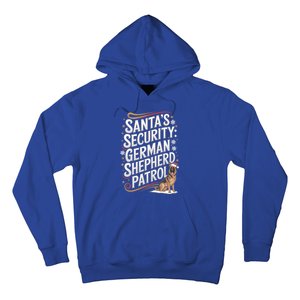 SantaS Security Ger Shepherd Christmas Dog Mom Funny Gift Hoodie