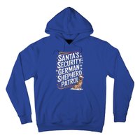 SantaS Security Ger Shepherd Christmas Dog Mom Funny Gift Hoodie