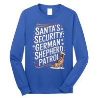 SantaS Security Ger Shepherd Christmas Dog Mom Funny Gift Long Sleeve Shirt