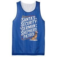 SantaS Security Ger Shepherd Christmas Dog Mom Funny Gift Mesh Reversible Basketball Jersey Tank