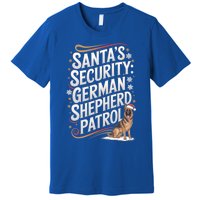 SantaS Security Ger Shepherd Christmas Dog Mom Funny Gift Premium T-Shirt