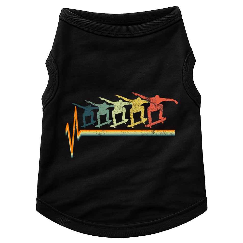 Skateboard Skater Gift Ollie Doggie Tank