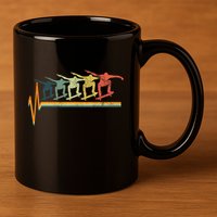 Skateboard Skater Gift Ollie 11oz C Handle Ceramic Mug