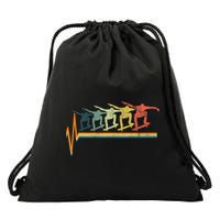 Skateboard Skater Gift Ollie Drawstring Bag