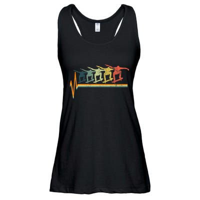 Skateboard Skater Gift Ollie Ladies Essential Flowy Tank