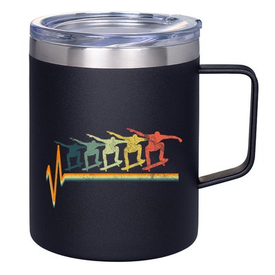 Skateboard Skater Gift Ollie 12oz Stainless Steel Coffee Mug