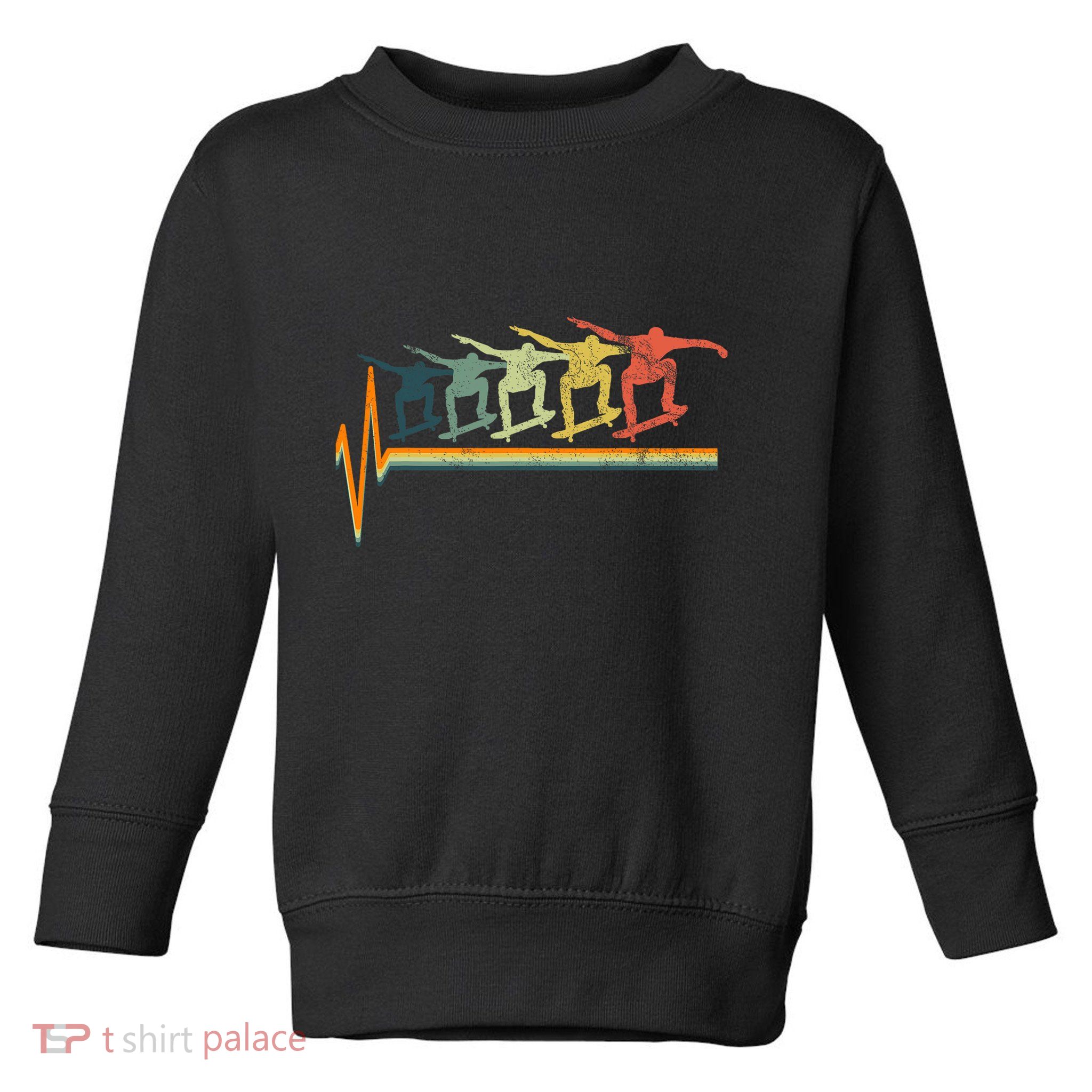 Skateboard Skater Gift Ollie Toddler Sweatshirt
