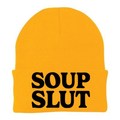 Soup Slut Hearts Funny Saying Adorable Knit Cap Winter Beanie