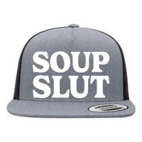 Soup Slut Hearts Funny Saying Adorable Flat Bill Trucker Hat