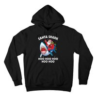 Santa Shark Hoo Hoo Hoo Hoo Hoo Christmas Hoodie