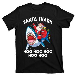 Santa Shark Hoo Hoo Hoo Hoo Hoo Christmas T-Shirt