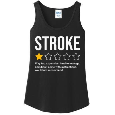 Stroke Survivor Heart Disease Warrior Fighter Cardiac Arrest Ladies Essential Tank