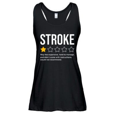 Stroke Survivor Heart Disease Warrior Fighter Cardiac Arrest Ladies Essential Flowy Tank