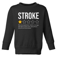 Stroke Survivor Heart Disease Warrior Fighter Cardiac Arrest Toddler Sweatshirt