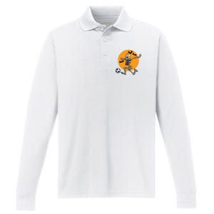 Soccer Skeleton Halloween Boy Soccer Player Halloween Performance Long Sleeve Polo