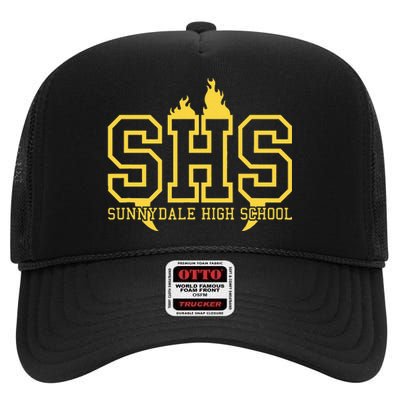 Slayer Sunnydale High School Logo High Crown Mesh Back Trucker Hat