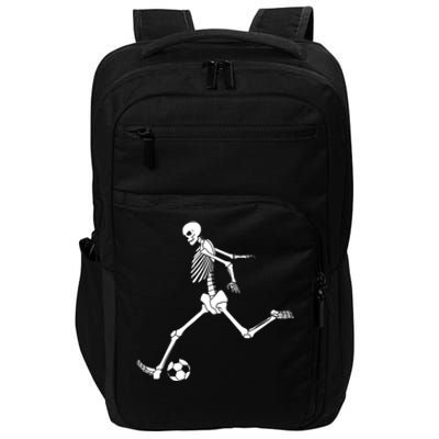 Skeleton Soccer Halloween Sport Player Impact Tech Backpack