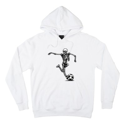 Skeleton Soccer Halloween Costume Funny Hoodie