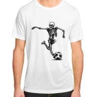 Skeleton Soccer Halloween Costume Funny Adult ChromaSoft Performance T-Shirt