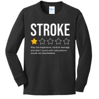 Stroke Survivor Heart Disease Warrior Fighter Cardiac Arrest Kids Long Sleeve Shirt