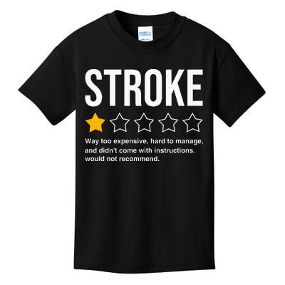 Stroke Survivor Heart Disease Warrior Fighter Cardiac Arrest Kids T-Shirt