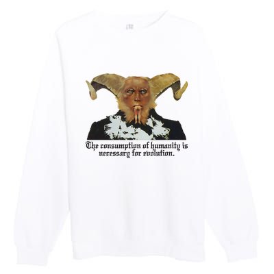 Section8la Store Humanity Premium Crewneck Sweatshirt