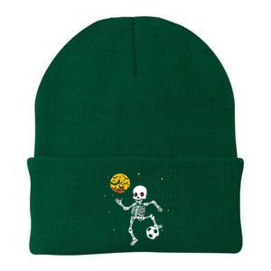 Soccer Skeleton Halloween Soccer Player Halloween Knit Cap Winter Beanie