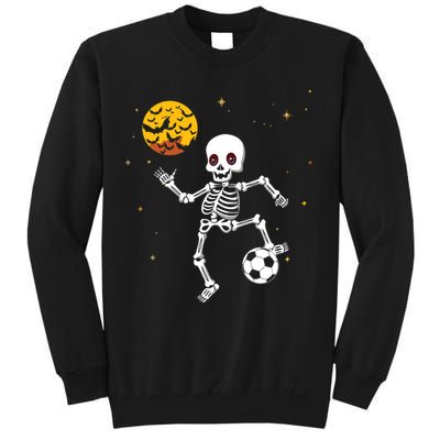 Soccer Skeleton Halloween Soccer Player Halloween Sweatshirt