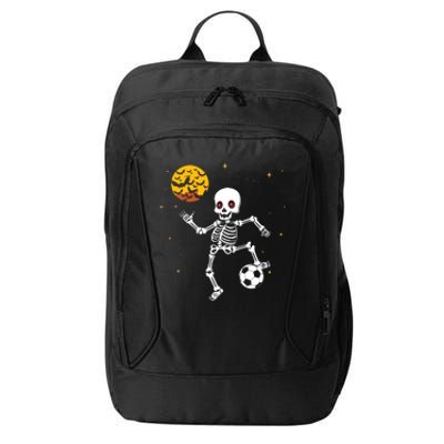 Soccer Skeleton Halloween Soccer Player Halloween City Backpack