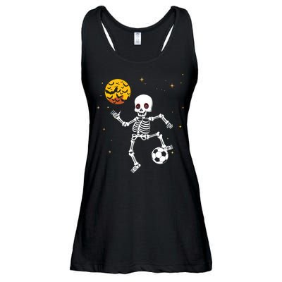 Soccer Skeleton Halloween Soccer Player Halloween Ladies Essential Flowy Tank