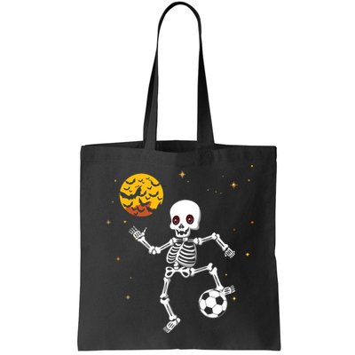 Soccer Skeleton Halloween Soccer Player Halloween Bag