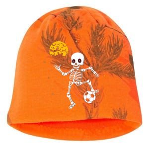 Soccer Skeleton Halloween Soccer Player Halloween Kati - Camo Knit Beanie