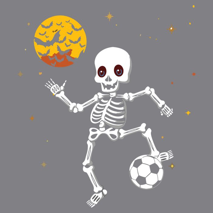 Soccer Skeleton Halloween Soccer Player Halloween Impact Tech Backpack