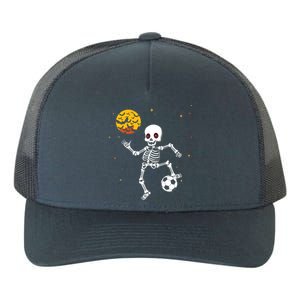 Soccer Skeleton Halloween Soccer Player Halloween Yupoong Adult 5-Panel Trucker Hat