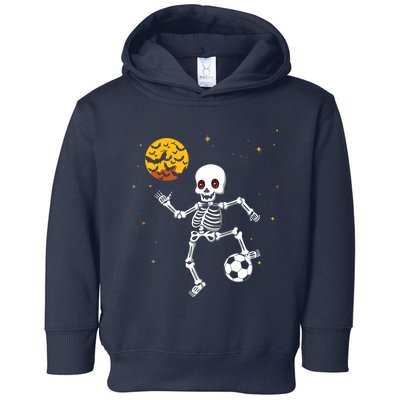 Soccer Skeleton Halloween Soccer Player Halloween Toddler Hoodie