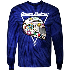 Suarez Skull Helmet Tie-Dye Long Sleeve Shirt