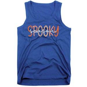 Spooky Season Halloween Spooky Vibes Autumn Fall Retro Gift Tank Top