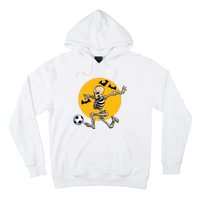 Soccer Skeleton Halloween Boy Soccer Player Halloween Hoodie