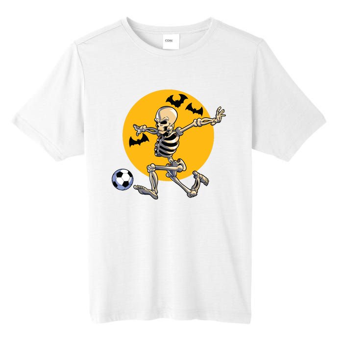 Soccer Skeleton Halloween Boy Soccer Player Halloween Tall Fusion ChromaSoft Performance T-Shirt