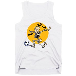 Soccer Skeleton Halloween Boy Soccer Player Halloween Tank Top