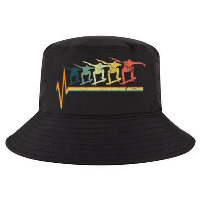 Skateboard Skater Heartbeat Love Cool Comfort Performance Bucket Hat