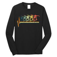 Skateboard Skater Heartbeat Love Long Sleeve Shirt